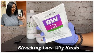 How To: Bleaching Lace Wig Knots