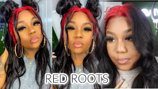 Must See Arrogant Tae Inspired Red Roots Black Hair || Celie Hair