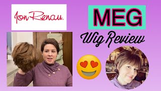 Jon Renau Meg Wig Review Short Spiky Pixie Hairstyle Auburn Brown