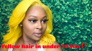 How To Get Yellow Hair In Under 10 Mins! | Watercolor Method