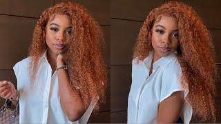 The Most Natural Ginger Pre-Colored Lace Front Wig   Ft Incolorwig