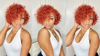 $35 Curly Pixies Look | Sensationnel Shear Muse Lace Front Wig - Ronae| Ft.Wigtypes
