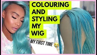 Colouring Styling My Wig Ice Blue | Sonjdradeluxe