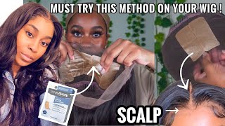 Diy Fake Scalp | Hide Grids On Your Lace And Knots Without Bleaching? | Must Try| Ft Afisisterwig