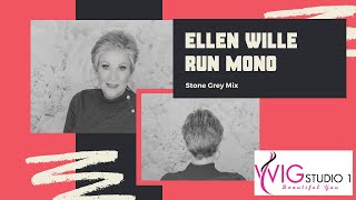 Ellen Wille Run Mono Wig Review | Stonegrey Mix | Crazy Wig Lady