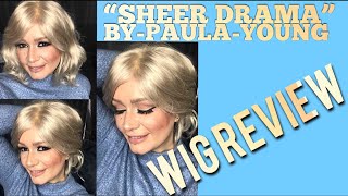 Wig Review Paula Young Sheer Drama (Platinum Shade 101)  | Alopecia | Wig Wednesday