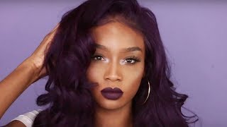 Making A Purple Wig | The Lazy Way | Ft. Isee Hair