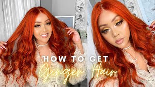 Ginger / Auburn  Sza Inspired Hair In Minutes   || Hd Lace Easy Wig Tutorial || Xrsbeauty Hair