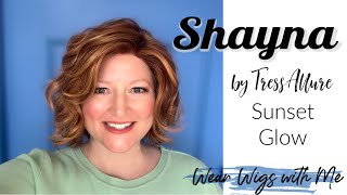 Wig Review Shayna By Tress Allure In The Color Sunset Glow