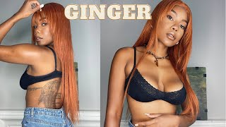 Ginger Fringe Bangs Frontal Install Ft. Lush Wig