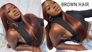 How To | Black To Brown Auburn Hair Color