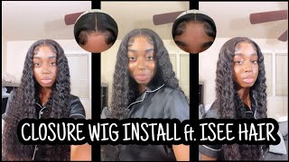 Start To Finsih 5X5 Wig Install | Deep Curly | Ft.  Iseehair