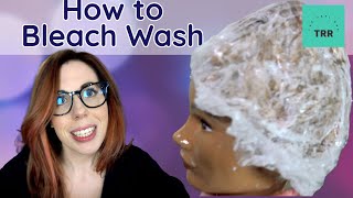 How To Do A Bleach Wash Soap Cap! Color Balance Shampoo Cap For Hair Explained.