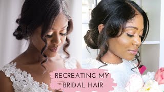 Recreating My Wedding Hair + Spilling The Wedding Tea | Healthy Hair Junkie