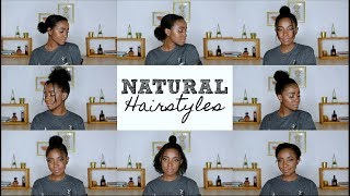 8 Quick And Easy Hairstyles For 4C Natural Hair