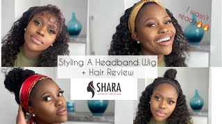 How To: Style A Headband Wig + Shara Hair Za Review | South African Youtuber