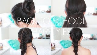 Back To School Hairstyles | Quick, Easy And Heatless