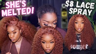 The Best Ginger Lace Frontal Wig! ‍| $8 Lace Hack  | No Glue Or Bald Cap| X Nadula Hair