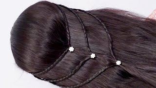 5 Different Hairstyle For Long Hair Girls || Latest Party Hairstyles For Girls || Hairstyles Girls