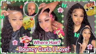 Thin Undetectable Hd Lace?Frontal Wig Install + Bouncy Curls Ft.#Ulahair Review