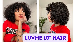 Cute & Easy Curly Bang Wig - Ft. Luvme Human Hair Unit