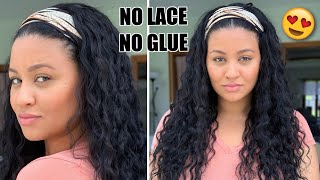 Perfect And Affordable Headband Wig (No Lace, Glueless, Easy) Ft Unice Hair