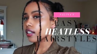 Super Quick Easy Heatless Hairstyles
