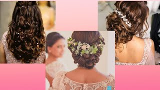 Latest Hairstyle// Hairstyle With Lehenga// Best Hairstyle For Girls// Wedding Hairstyles