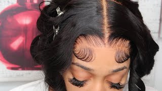 Quick Closure Wig Install W/ Wand Curls Ft Klaiyi Hair Company