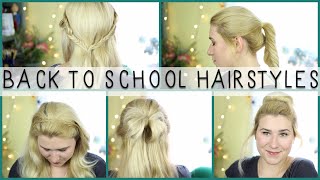Quick And Easy Heatless Hairstyles | School 101