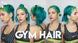Gym Hairstyles For Short Hair
