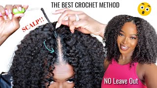 Viral Crochet Braid Method On A V Part Wigthe Best No Lace  No Glue Wig Install Ft. Nadulahair