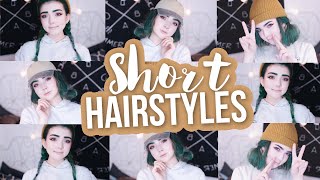 Easy Hairstyles For Short Hair! | Sammiespeaks