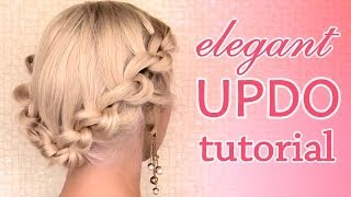 Knotted Updo Hairstyle. Prom/Wedding Hair Tutorial For Medium/Long Hair