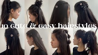 10+ Cute & Easy Hairstyle Ideas
