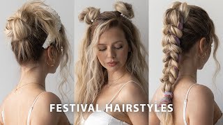3 Easy Festival Hairstyles For 2022