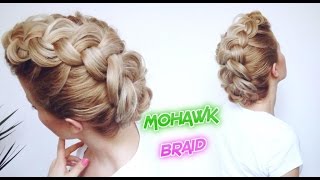 Medium Short Hair Hairstyle Mohawk Braid | Awesome Hairstyles