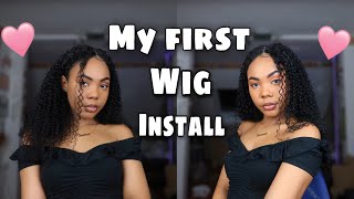 Beginner Friendly Lace Closure Wig Install Ft. Amanda Hair (Long Jerry Curly Wig)