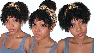 New Pineapple Headband Wig No Glue, No Gel, No Edges  Throw On & Go| Hergivenhair