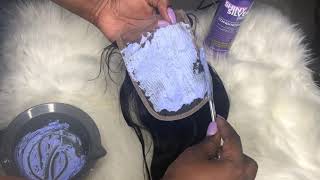 The Easiest Way To Bleach Your Knots | Bleaching A Lace Closure