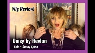 Wig Review:  Daisy By Revlon In Sunny Spice.