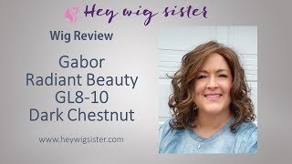 Gabor Radiant Beauty In The Color Gl8-10 Dark Chestnut | Wig Comparison With Gl4-8 Dark Chocolate
