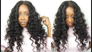 Hot Glue Gun Wig Install | Quick Weave Lace Closure Wig | Part 2 | Ft Trendy Beauty Hair