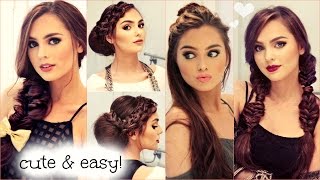Cute & Easy No Heat Hairstyles For Fall 2015