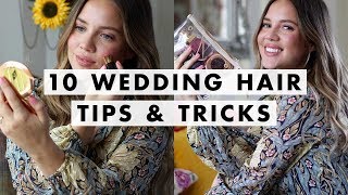 10 Wedding Hair Tips Every Bride Must Know