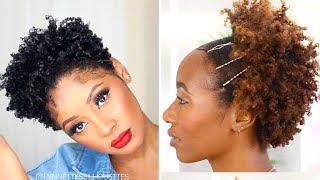 Best Hairstyles For Short Natural Hair  ❤️
