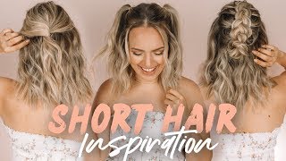 Easy Short Hairstyles And Beach Waves! - Kayleymelissa