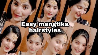 5 Easy Wedding Hairstyles | Mangtika Hairstyles For Every Hair Length | Juda , Choti Hairstyles