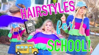 Quick & Easy Heatless Hairstyles For School!