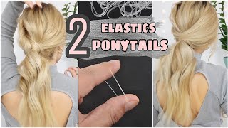 2 Ponytail Hairstyles #Shorts